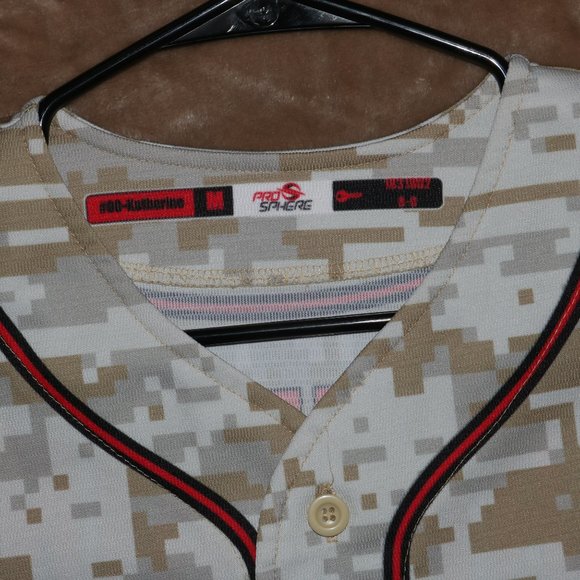 Baseball Jersey MLB #00 "Katherine" on Back "BRADSHAW" on Front - PRO SPHERE - Picture 5 of 11